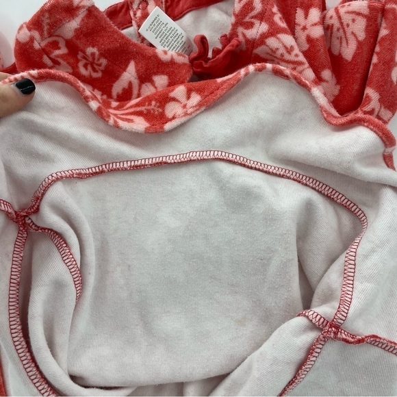 Janie & Jack Terry Cloth Floral Ruffle hem Dress or swim coverup - Picture 8 of 11